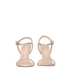 Stuart Weitzman Pink Satin Stiletto Heel Sandals