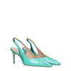 Stuart Weitzman Green Leather Pumps