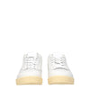 Jil Sander White Leather Low Top Sneakers