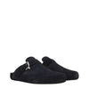 Isabel Marant Black Leather Slippers