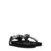 Isabel Marant Black Leather Flip-Flop Sandals