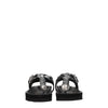 Isabel Marant Black Leather Flip-Flop Sandals