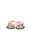 Jacquemus Pink Leather Flat Sandals