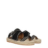 Isabel Marant Black Leather Flat Sandals