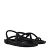 Isabel Marant Black Leather Flat Sandals