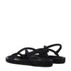 Isabel Marant Black Leather Flat Sandals
