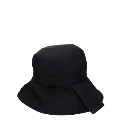 Jacquemus Black Cotton Bucket Hat