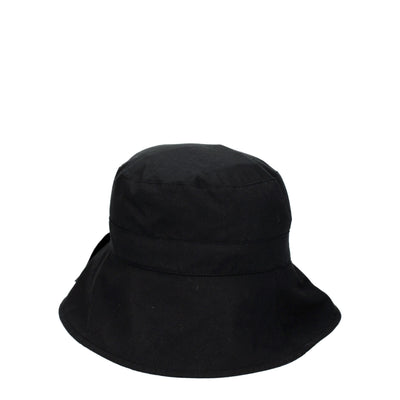 Jacquemus Black Cotton Bucket Hat
