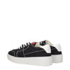 Ami Paris Black Fabric Low Top Sneakers