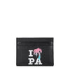 Palm Angels Black Leather Cardholder