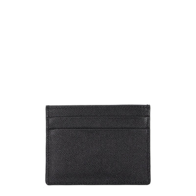 Palm Angels Black Leather Cardholder
