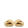 Jil Sander Beige Horsehair Slippers