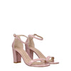 Stuart Weitzman Pink Leather Stiletto Heel Sandals