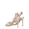 Stuart Weitzman Pink Satin Stiletto Heel Sandals