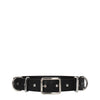 Moschino Black Leather Belt