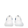 Versace White Leather Low Top Sneakers