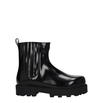 Givenchy Black Leather Ankle Boots