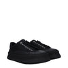 Jil Sander Black Fabric Platform Sneakers