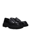 Dolce & Gabbana Black Leather Slip-On Loafers
