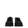 Jil Sander Black Fabric Platform Sneakers