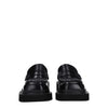 Dolce & Gabbana Black Leather Slip-On Loafers