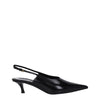 Givenchy Black Leather Mid Heel Pumps