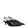 Givenchy Black Leather Mid Heel Pumps