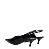 Givenchy Black Leather Mid Heel Pumps