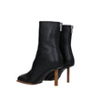 Jacquemus Black Leather Ankle Boots