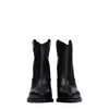 Premiata Black Leather Ankle Boots