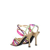Valentino Garavani Multicolor Leather Stiletto Heel Sandals