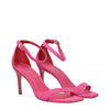 Stuart Weitzman Pink Leather Stiletto Heel Sandals