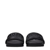 Ambush Black Leather Slippers