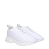 Burberry White Leather Sneakers