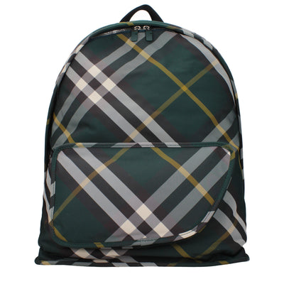 Burberry Green Fabric Backpack