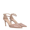 Stuart Weitzman Pink Leather Stiletto Heel Sandals