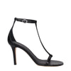 Isabel Marant Black Leather Stiletto Heel Sandals