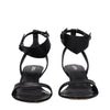 Isabel Marant Black Leather Flat Sandals