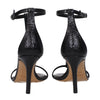 Isabel Marant Black Leather Stiletto Heel Sandals