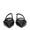 Max Mara Black Leather Ballet Flats
