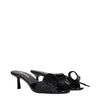 Prada Black Leather Sandals