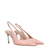 Casadei Pink Leather Pumps