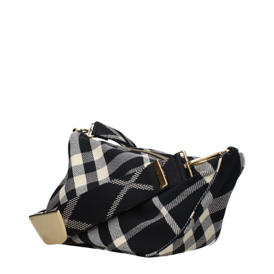 Burberry Black Fabric Crossbody Bag