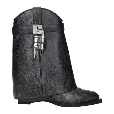 Givenchy Black Leather Ankle Boots