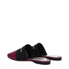 Givenchy Purple Leather Slippers