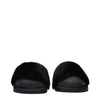 Givenchy Black Cotton Slippers