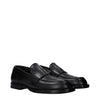 Dolce & Gabbana Black Leather Slip-On Loafers