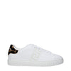 Versace White Leather Low Top Sneakers