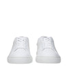 Versace White Leather Low Top Sneakers