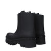 Chloé Black Cotton Ankle Boots